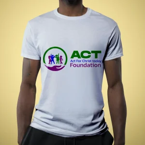 White Collarless T-shirt