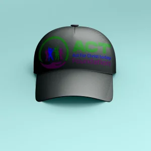 ACT-Branded Black Face Cap