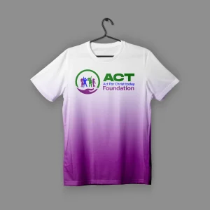 Simple Branded White Men Tee Shirt